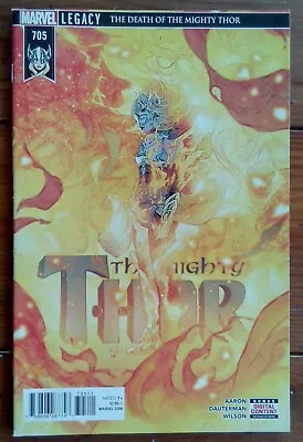 Buy Mighty Thor 705, Marvel Comics, May 2018, Vf • 4.99£