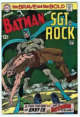 Buy THE BRAVE & THE BOLD No.84 - DC 1969 - Batman & Sgt Rock : Very Fine • 45£