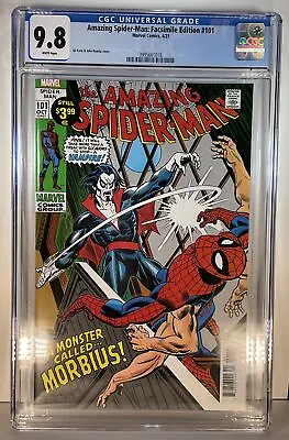 Buy Amazing Spider-Man #101: Facsimile Edition - CGC 9.8  GORGEOUS !!!!!! • 245.39£