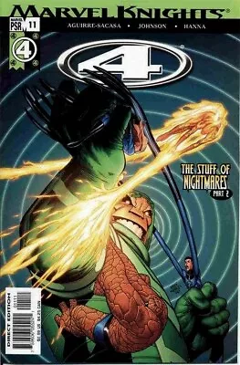 Buy Fantastic Four 4 #11 (NM)`04 Aguirre- Sacasa/ Muniz • 3.49£