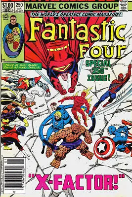 Buy Fantastic Four (1961) # 250 NS (7.0-FVF) Spider-Man Captain America 1983 • 9.45£