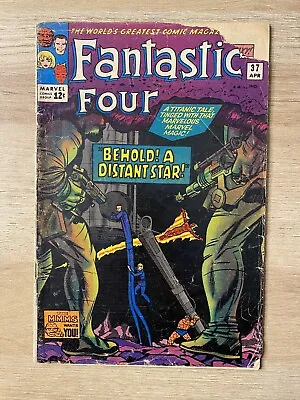 Buy Fantastic Four 37 GD 1.8 Stan Lee & Jack Kirby Issue Fast Shipping • 11.85£