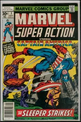 Buy Marvel Comics MARVEL SUPER ACTION #3 Reprints Captain America #102 VFN- 7.5 • 4.01£