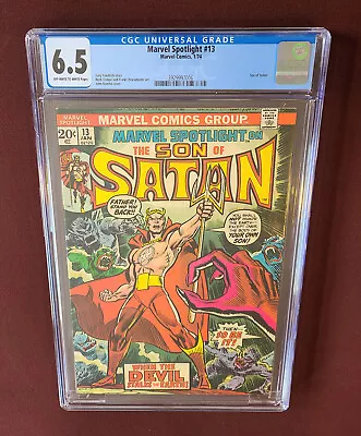 Buy Marvel Spotlight #13 CGC 6.5 Son Of Satan / 1st Satana In Color • 76.06£