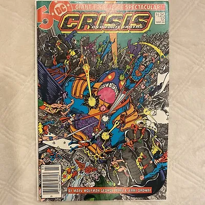 Buy Crisis On Infinite Earths #12 1986 DC NEWSTAND • 7.90£