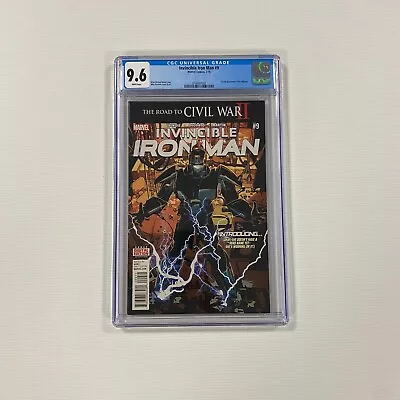 Buy Invincible Iron Man #9 2016 CGC 9.6 White Pages 1st Riri Williams/Ironheart -1st • 175£