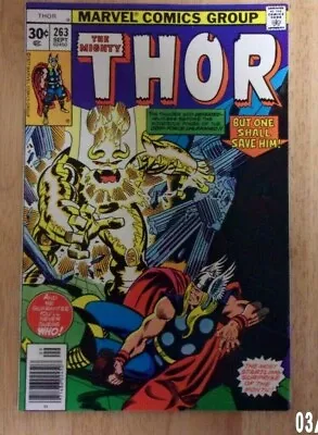 Buy Mighty Thor #263 1977 Gorgeous Nm-- Doomsday Star,soul Survivors,odin Force • 15.25£