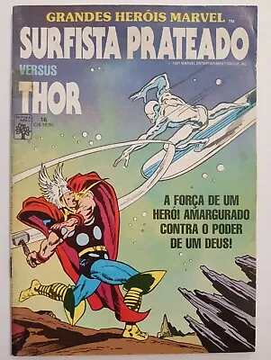 Buy The Silver Surfer #4 (1968) Foreign Key Edition Brasil, Grandes Heróis Marvel 16 • 24.13£