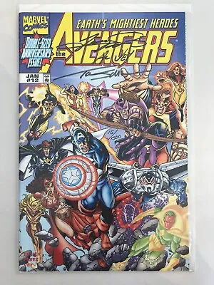 Buy Avengers #12 (1999) Dynamic Forces, Signed By George Perez (Artiist) COA • 75£