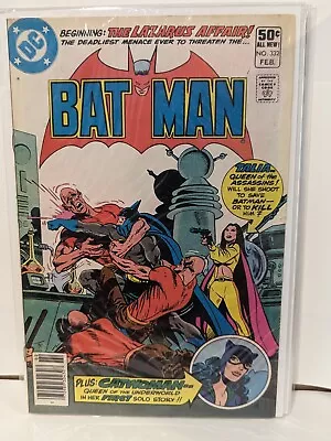 Buy Batman 332 Bronze Age 1981 DC Comics VG+ 1st Solo Catwoman Story • 4.83£