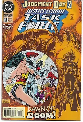 Buy JUSTICE LEAGUE TASK FORCE - No. 13 (June 1994) ~ WONDER WOMAN COVER • 2.50£