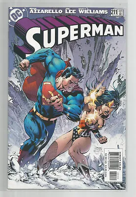 Buy SUPERMAN # 211 * VS. WONDER WOMAN * JIM LEE Art * DC COMICS * 2005 • 2.36£