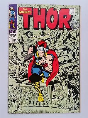 Buy Thor Mighty #154 Fn (6.0) July 1968 Marvel Comics ** • 39.99£