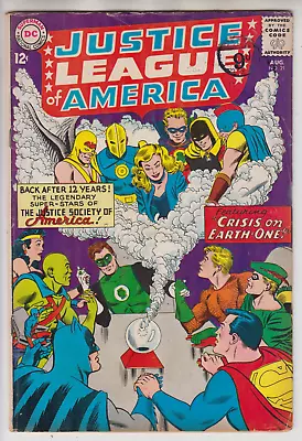 Buy Justice League Of America # 21  Vg+ 4.5  Key 1st S.a Justice Society Cents 1963 • 69.95£