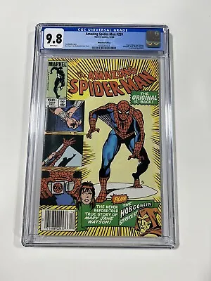 Buy Amazing Spider-man 259 Cgc 9.8 Wp Newsstand Edition Marvel 1984 • 228.62£