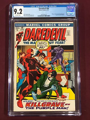 Buy Daredevil 88 Cgc 9.2 Gil Kane Gene Colan 1972 Black Widow • 144.71£