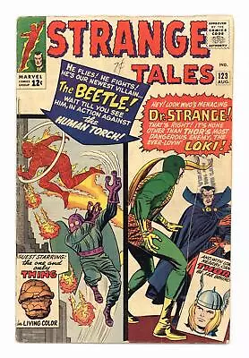 Buy Strange Tales #123 VG- 3.5 1964 • 42.63£
