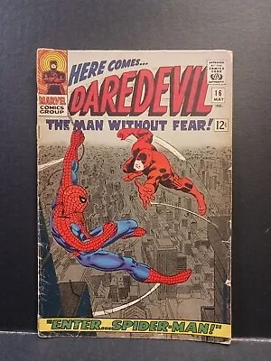 Buy Daredevil #16 (1st Romita Spider-Man) Marvel Comics • 65.58£