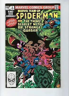 Buy MARVEL TEAM-UP ANNUAL # 5 (SPIDER-MAN And THING, SCARLET WITCH, 1982) NM • 19.95£