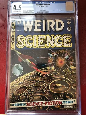 Buy Weird Science #11 CGC VG+ 4.5 Sci-Fi Pre Code EC! EC 1952 • 327.20£
