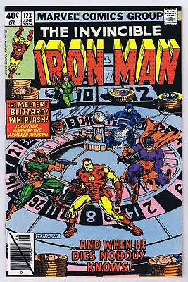 Buy Iron Man #123 VF Signed W/COA Bob Layton 1979 Marvel Comics • 52.39£