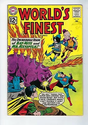 Buy WORLD'S FINEST # 123 (DC Comics, BATMITE/MR MXYZPTLK Team Up, FEB 1962) VG/FN • 24.95£