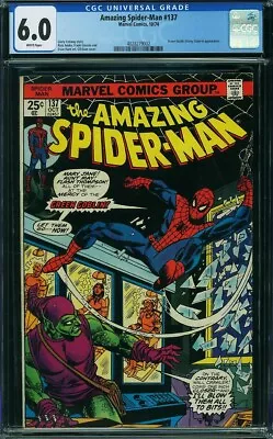 Buy AMAZING SPIDER-MAN  #137  Affordable WHITE PAGES  CGC 6.0     4028279002 • 26.87£
