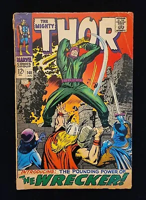 Buy The Mighty Thor #148 Marvel Comics 1968 1st Wrecker Black Bolt Origin THOR 148 • 31.22£