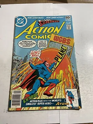 Buy ACTION COMICS #487 1st MICROWAVE MAN ORIGIN  DC COMICS 1978 • 5.55£