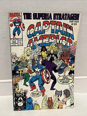 Buy Captain America #390 The Superia Stratagem Part 4 Of 6 1991 Marvel Comics • 3.34£