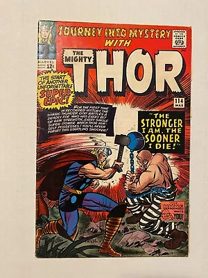 Buy Journey Into Mystery #114 Fn/vf 7.0 1st App Of The Absorbing Man Jack Kirby Art • 395.80£
