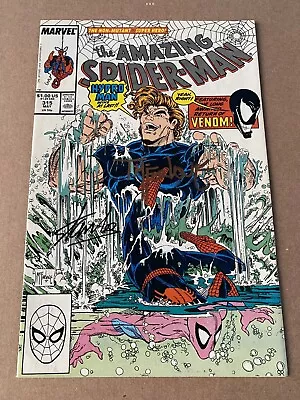 Buy Amazing Spider-Man # 315 Signed By Stan Lee And Todd McFarlane Venom Beautiful • 238.30£