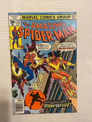 Buy AMAZING SPIDER-MAN 172 NEWSSTAND Marvel 1st Rocket Racer • 31.86£