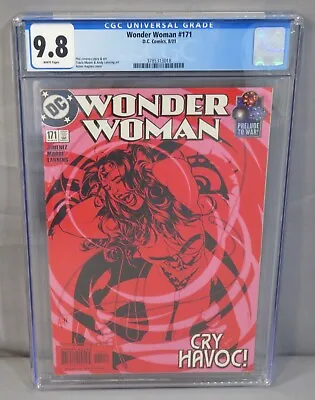 Buy WONDER WOMAN #171 (Adam Hughes Cover) CGC 9.8 NM/MT DC Comics 2001 • 40.21£