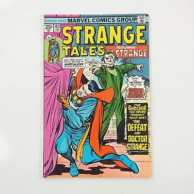 Buy Strange Tales #183 Baron Mordo Doctor Strange (1976 Marvel Comics) • 4.76£