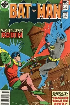 Buy DC Comics #316 Batman Special Robin Crazy Quilt 1979 Comic Book Grade FN 6.0 • 5.53£
