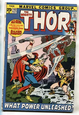 Buy THOR #193-1971-MARVEL-SILVER SURFER-comic Book • 37.81£