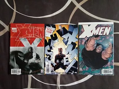 Buy The Uncanny X-men #400, #401 & #402 3 Issue Bundle Marvel Comics • 7.99£