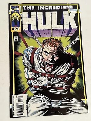 Buy The Incredible Hulk #426  Marvel Comics Comic Book 1995 Modern G/VG MCU • 4.75£