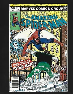 Buy Amazing Spider-Man #212 (News) VF+ Romita 1st & Origin Hydro-Man Debbie Whitman • 46.61£
