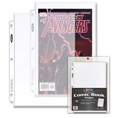 Buy Comic Book Display And Storage Pages X 20 Pack • 5.99£