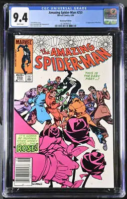 Buy Amazing Spider-man #253 Cgc 9.4 White Pages // 1st Appearance Of The Rose • 47.31£