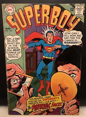 Buy Superboy #145 Comic Dc Comics 1968 3.0 Silver Age • 9.03£