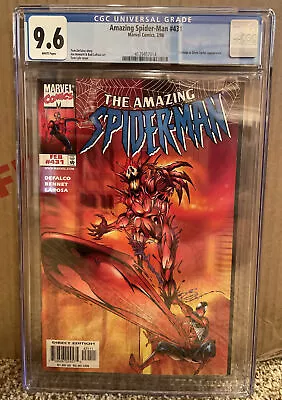 Buy Amazing Spider-man #431 Awesome Silver Surfer Carnage Cover CGC 9.6 NM+ Gem Wow • 120.53£