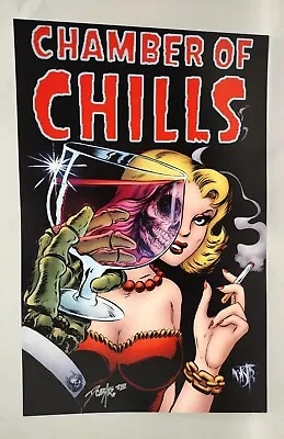 Buy Chamber Of Chills #19 (2023) Dave Castr 11X17  Poster Print Signed ARG • 19.11£