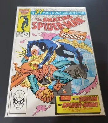 Buy Amazing Spider-man #275 Origin Retold 1986 • 9.53£
