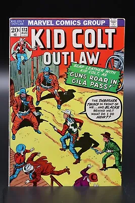 Buy Kid Colt Outlaw (1948) #173 1st Print Jack Kirby Cover Reprints #99 Keller FN • 4£