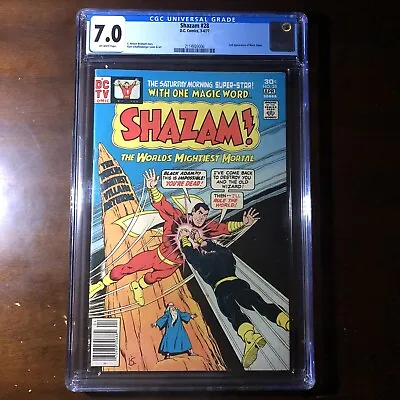 Buy Shazam #28 (1977) - 2nd Black Adam! 1st Since The Golden Age - CGC 7.0 • 148.79£