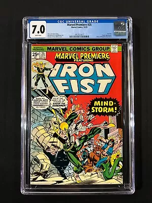 Buy Marvel Premiere #25 CGC 7.0 (1975) - Last Iron Fist In Title • 40.21£