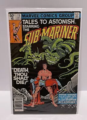 Buy KEY Sub-Mariner #13 1969 Marvel Comic Tales To Astonish -Featuring Gargantos • 17.38£